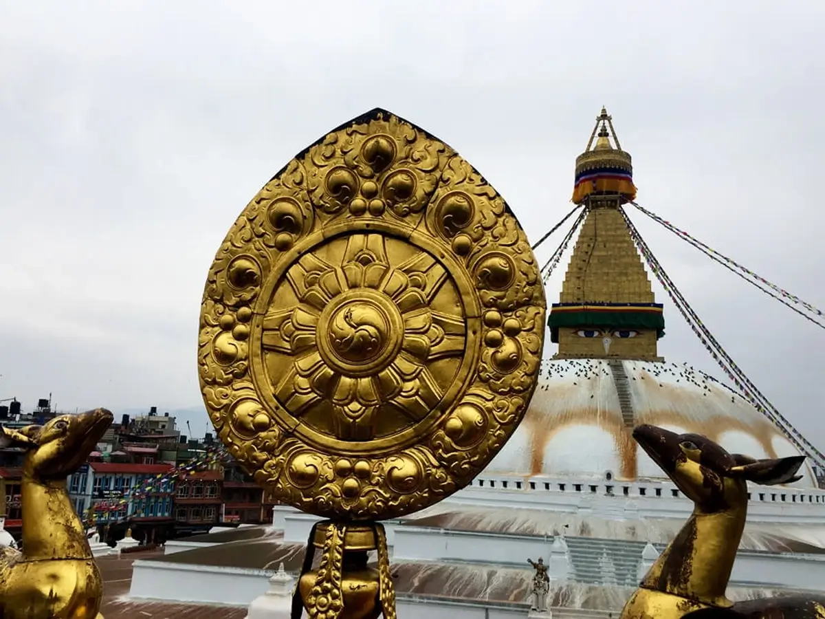 Bouddha Stupa in Kathmandu Valley
